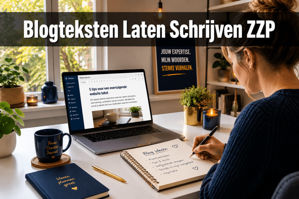 Blogteksten laten schrijven voor zzp