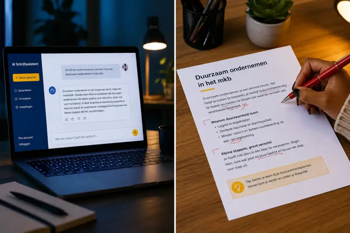 Vergelijking van AI-tools om Nederlandse teksten te schrijven